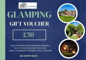 Glamping Pod Gift Voucher, the perfect thoughtful gift for any special occasion.